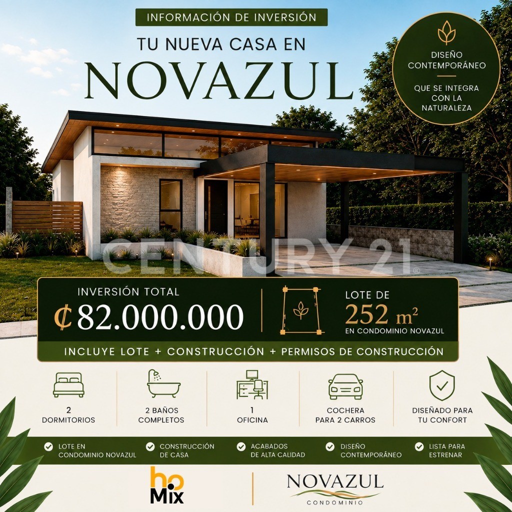 Pre-venta de casa en condominio Novazul Alajela — Foto 2